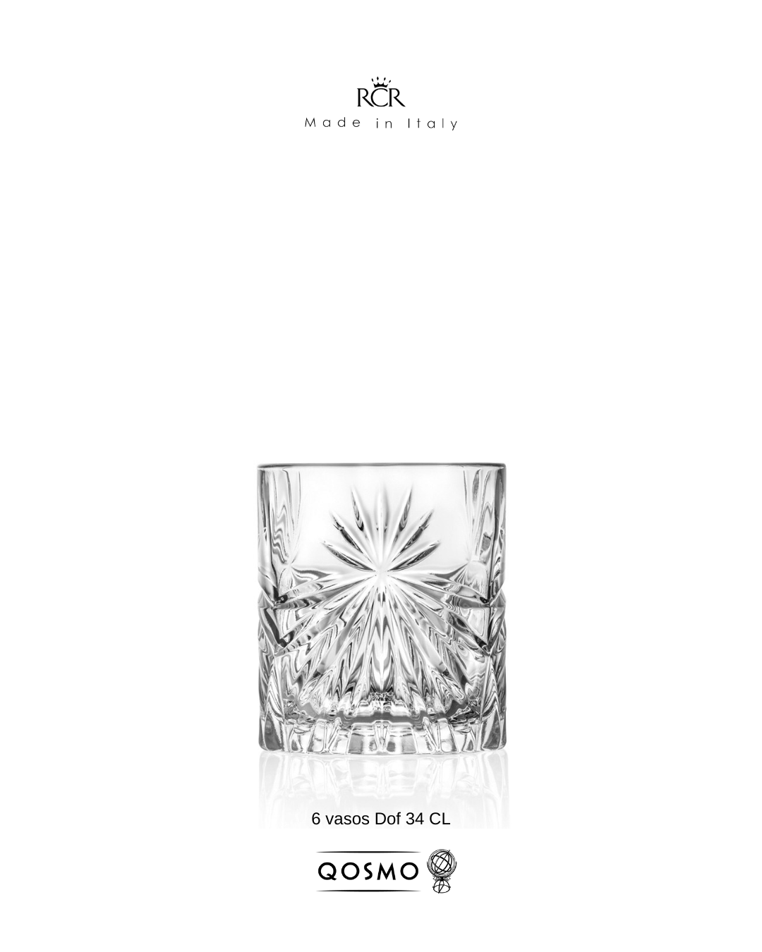 OASIS - Whiskera de cristal tallado.