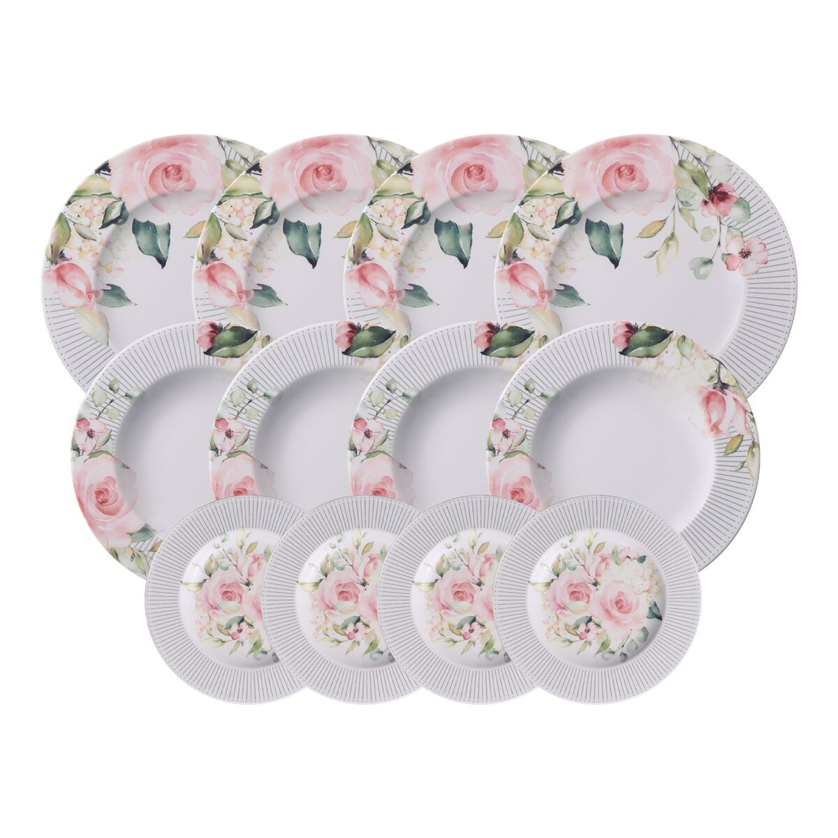 ORNATTA | Porcelana Tramontina | 20 Platos - 4 Personas (Copia)