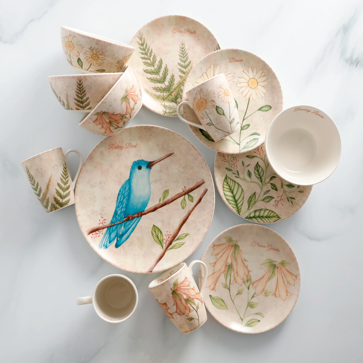 GARDEN | CORONA | 16 Piezas - 4 Personas.