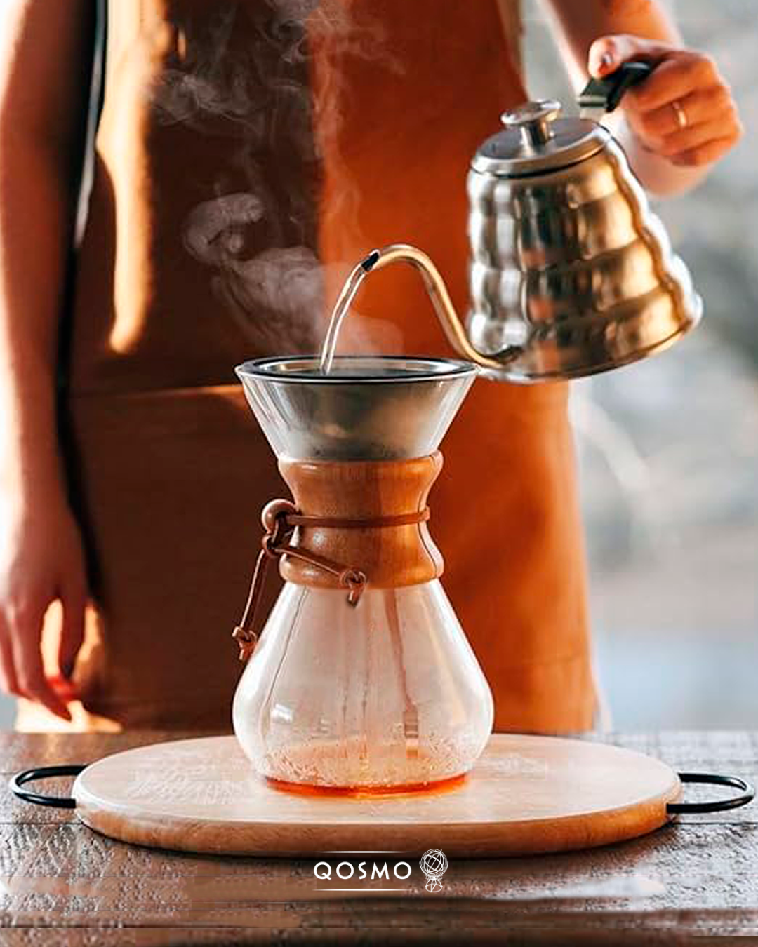 Chemex Cafetera Borosilicato | Filtro de Acero Inoxidable