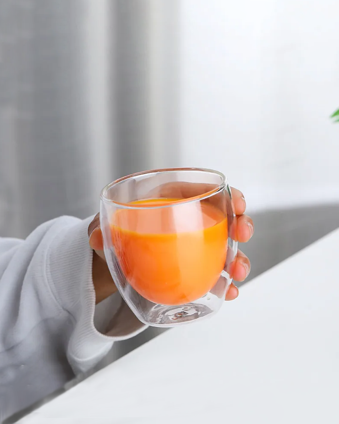 VASO TÉRMICO 250 ML | DOBLE PARED | BOROSILICATO