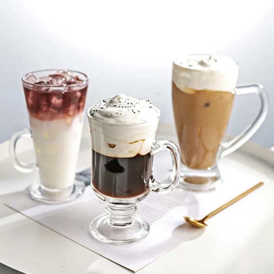𝗠𝗨𝗚𝗦 𝗚𝗟𝗔𝗦𝗦𝗪𝗔𝗥𝗘 - Tazas y Mugs de Vidrio Templado aptos para microondas.