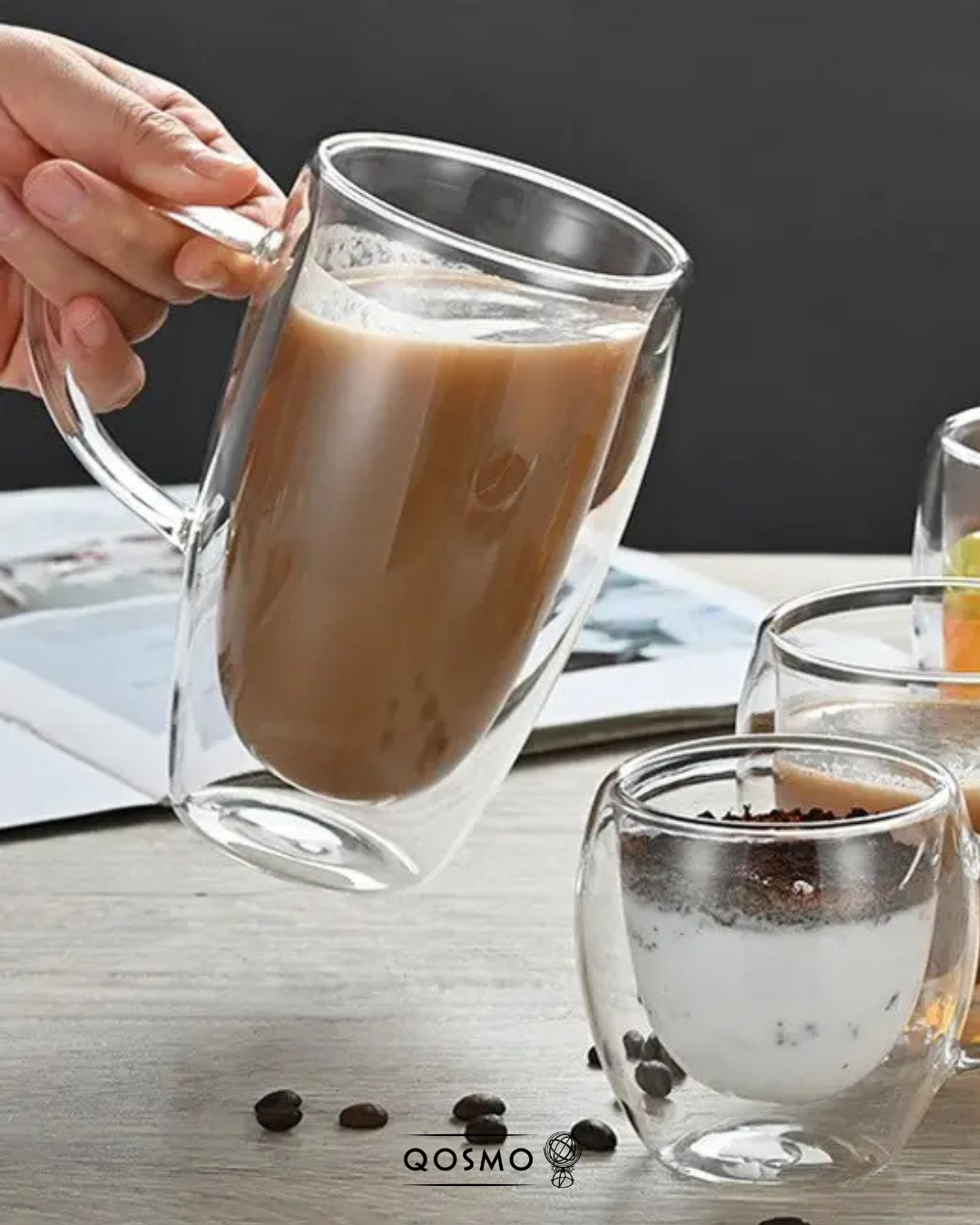 𝗜𝗡𝗦𝗨𝗟𝗔𝗗𝗢𝗦 - Mugs y Vasos Térmicos Doble Pared | Borosilicato