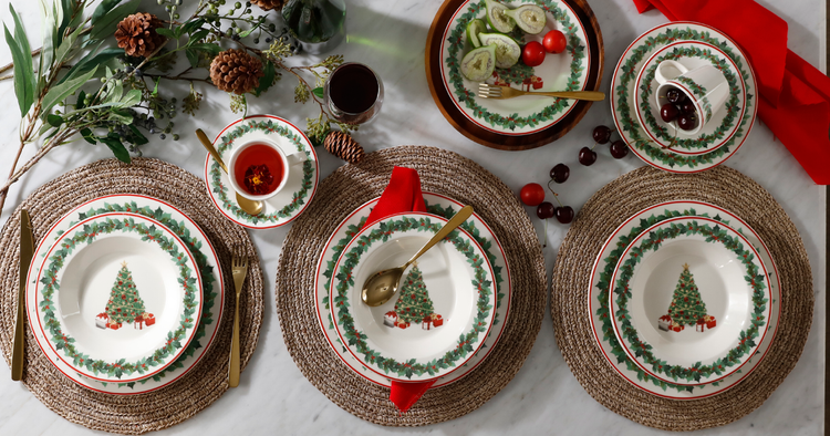 𝗡𝗔𝗩𝗜𝗗𝗔𝗗 𝗤 | Vajillas Navideñas y Cristalería Europea
