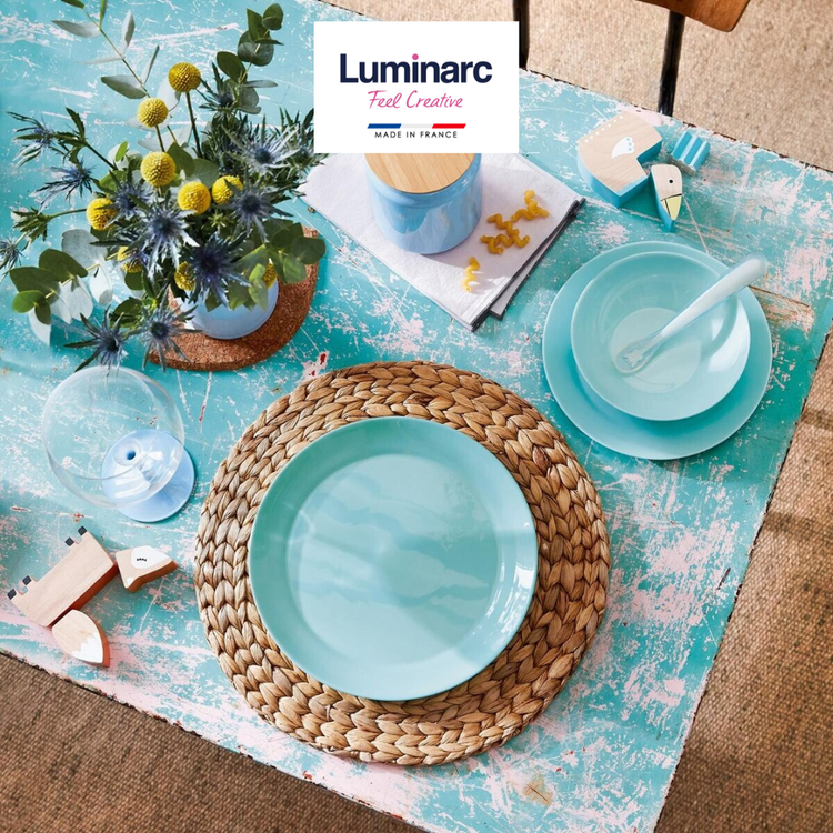 𝗢𝗣𝗔𝗟𝗜𝗡𝗘 | LUMINARC® - Francia | Vajillas de vidrio patentado Opaline