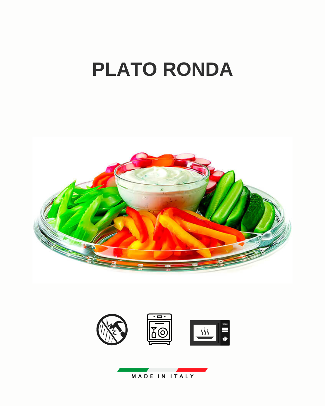 𝗣𝗔𝗧𝗜𝗦𝗦𝗘𝗥𝗜𝗘 𝗠𝗨𝗟𝗧𝗜𝗙𝗨𝗡𝗖𝗜𝗢𝗡 | Borgonovo - Italia | Portatortas Ponchera Plato Ronda. Todo en 1.