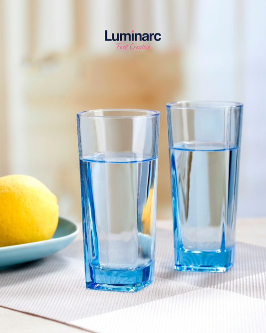 𝗦𝗧𝗘𝗥𝗟𝗜𝗡𝗚 𝗜𝗖𝗘 𝗕𝗟𝗨𝗘 𝗛𝗕 𝟯𝟯 𝗖𝗟 | Luminarc | 6 vasos 330 ml