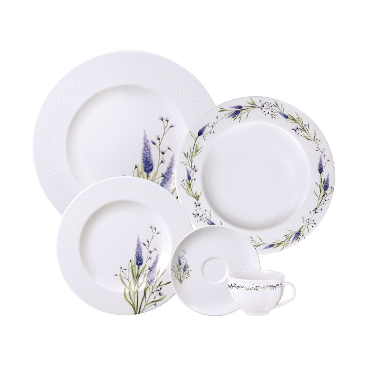 LILLA | Porcelana Tramontina | 20 Piezas - 4 Personas