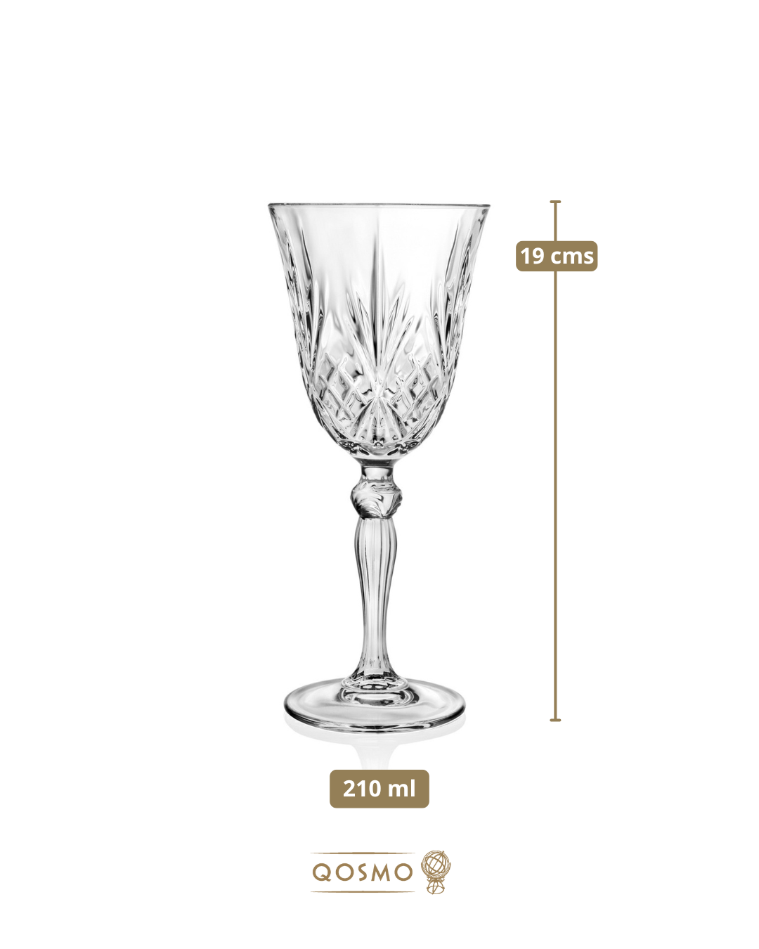 𝗠𝗘𝗟𝗢𝗗𝗜𝗔 - 𝗩𝗶𝗻𝗼 𝟮𝟭𝟬 𝗺𝗹 | 𝗦𝗲𝘁 𝟲 𝗖𝗼𝗽𝗮𝘀 | 𝗖𝗿𝗶𝘀𝘁𝗮𝗹 𝗧𝗮𝗹𝗹𝗮𝗱𝗼