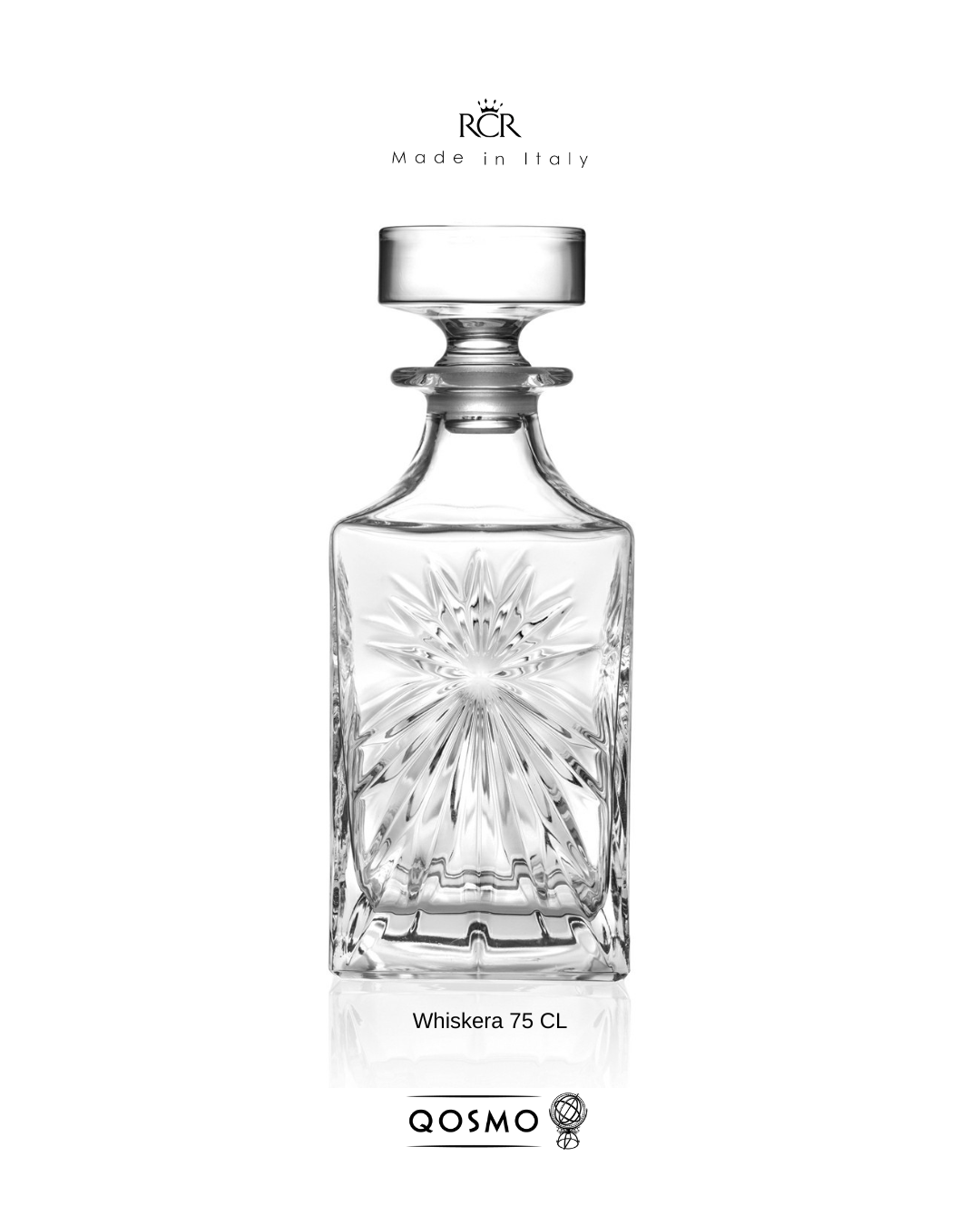 OASIS - Whiskera de cristal tallado.