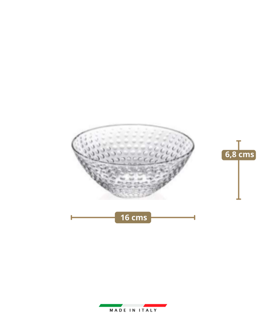 𝗚𝗔𝗟𝗔𝗦𝗦𝗜𝗔 - 𝗕𝗼𝗹𝗼 𝟭𝟲 𝗰𝗺 | RCR - Cristaleria Italiana | Bolo 16 cm