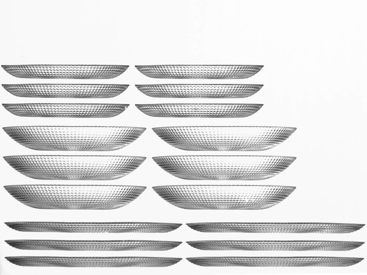 𝗚𝗘𝗡𝗘𝗥𝗔𝗧𝗜𝗢𝗡 - 𝗦𝗲𝘁 𝟭𝟴 𝗽𝗹𝗮𝘁𝗼𝘀 | Paşabahçe - Turquía | 6 Tendidos 27 cm + 6 Hondos 22 cm + 6 Postre 19 cm