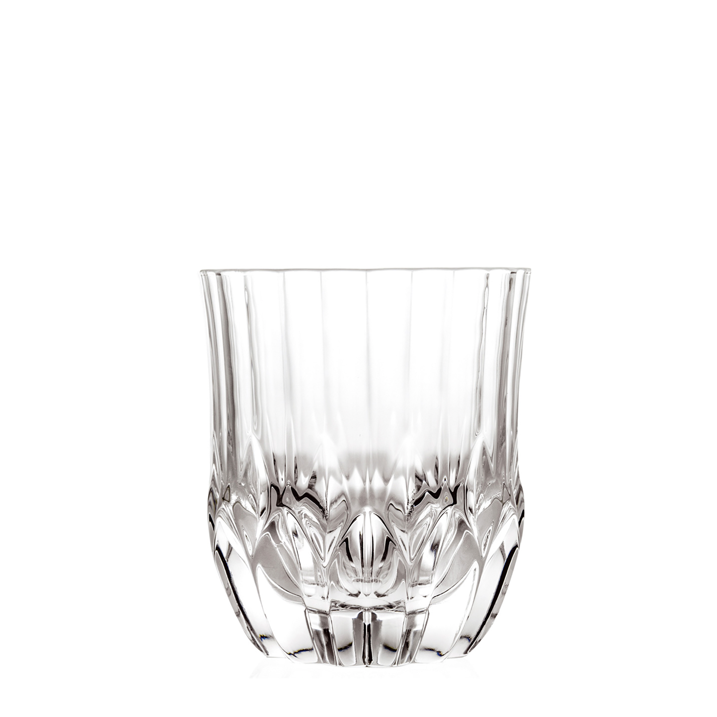 VASO WHISKERO DE CRISTAL TALLADO A MANO