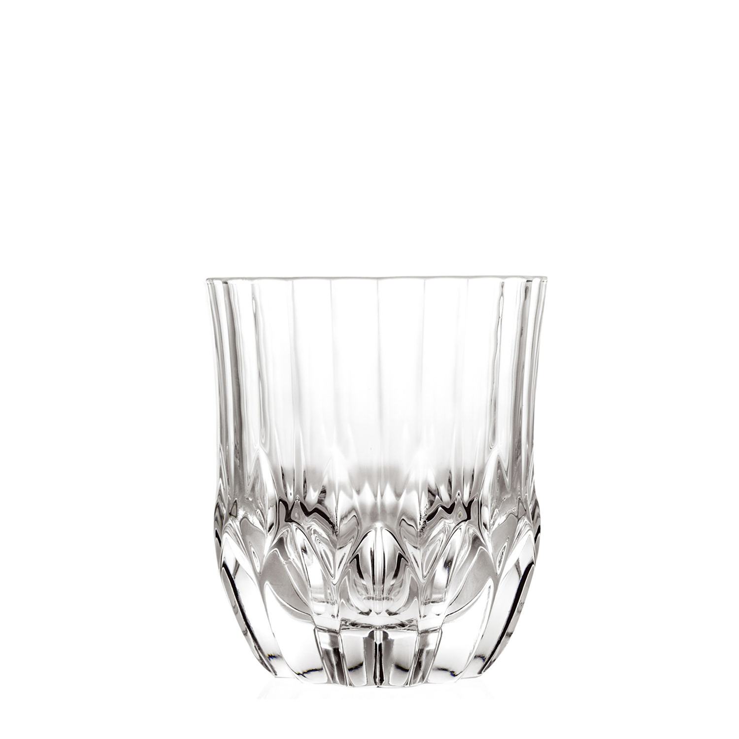 VASO WHISKERO DE CRISTAL TALLADO A MANO