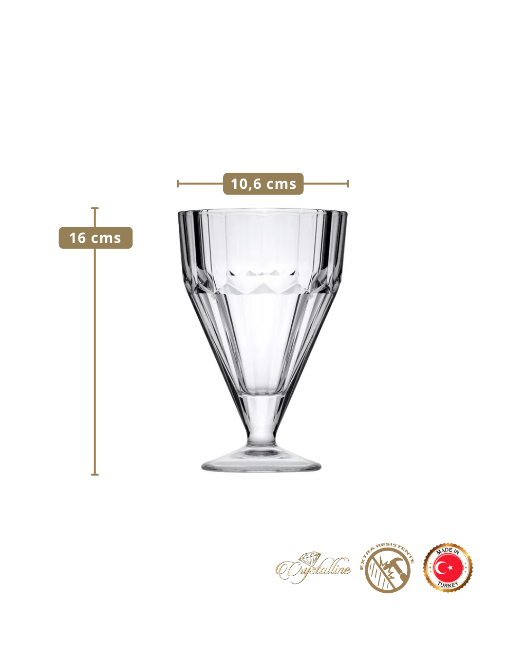 ALPES 430 ml - Copas de postres y helados