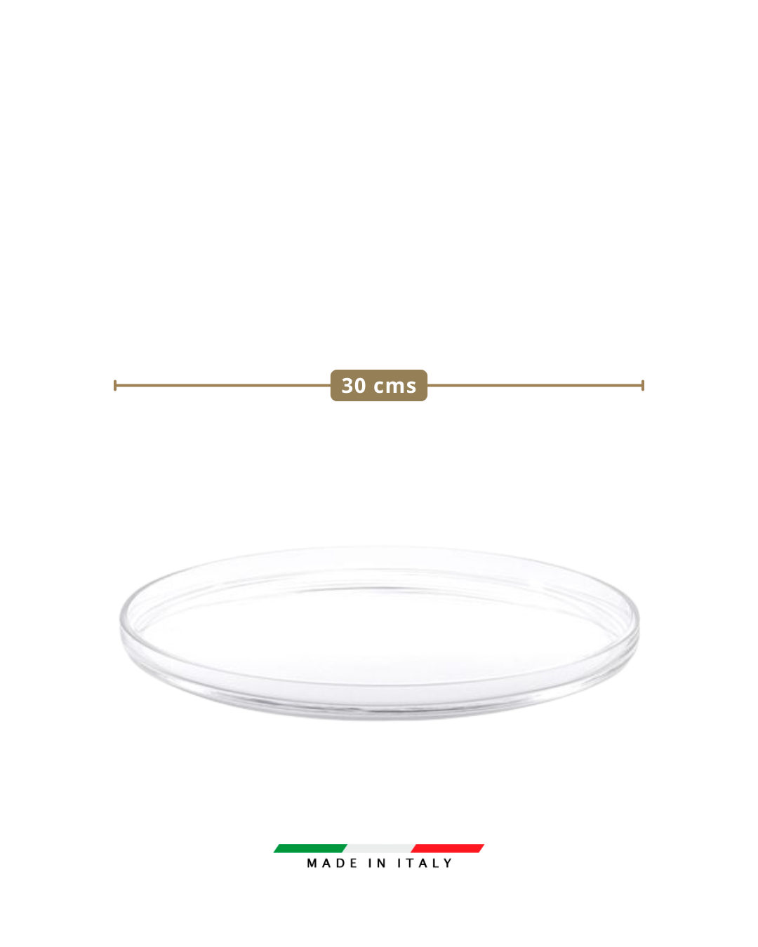 PLATO BORDO - Ideal para flanes gelatinas y postres humedos