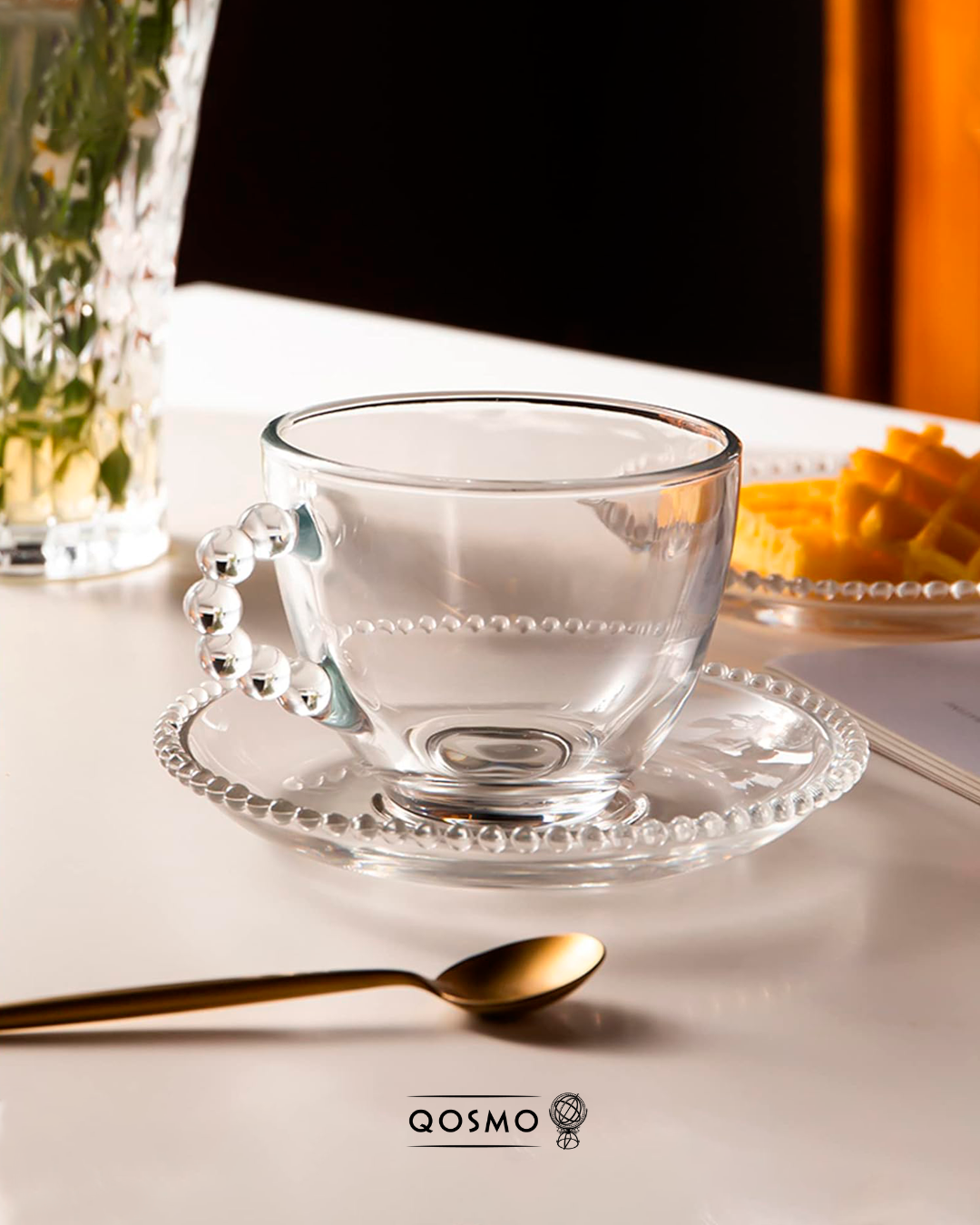 BUBLE 220 ml | Set de Tazas de Té con Platillos | Glassware