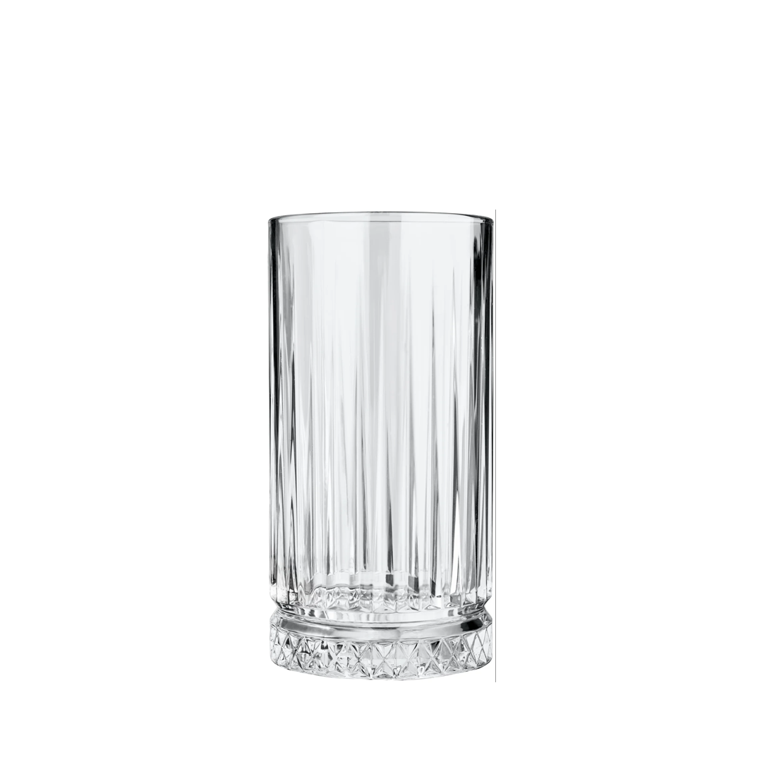 𝗘𝗧𝗘𝗥𝗡𝗔𝗟 𝟰𝟲𝟱 𝗺𝗹 | DOCENA Vasos HB Longdrink | Vidrio cristalino tallado.