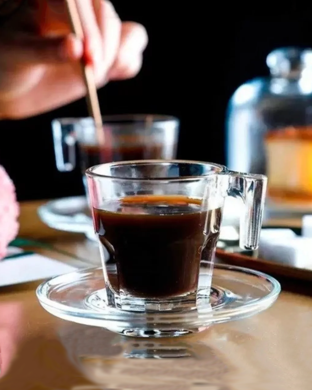 EXPRESS CB 80 ML | Tazas con platillo para café express | Glassware Vidrio Templado