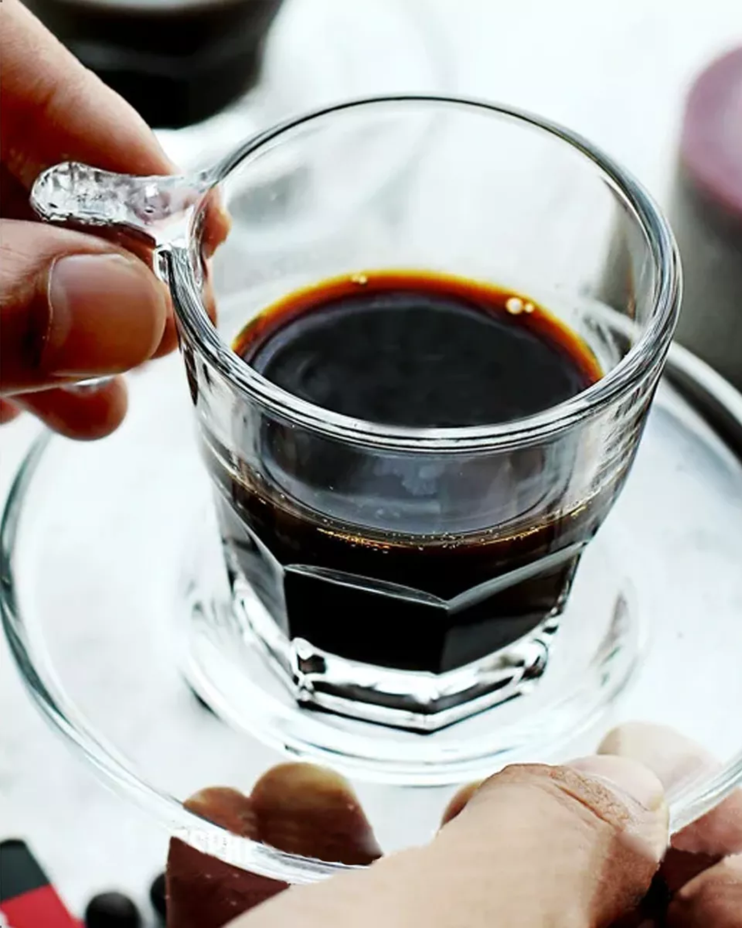 EXPRESS CB 80 ML | Tazas con platillo para café express | Glassware Vidrio Templado