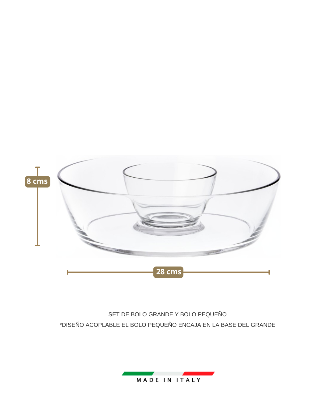 RONDA BGN - Set bolo grande con bolo chico acoplable