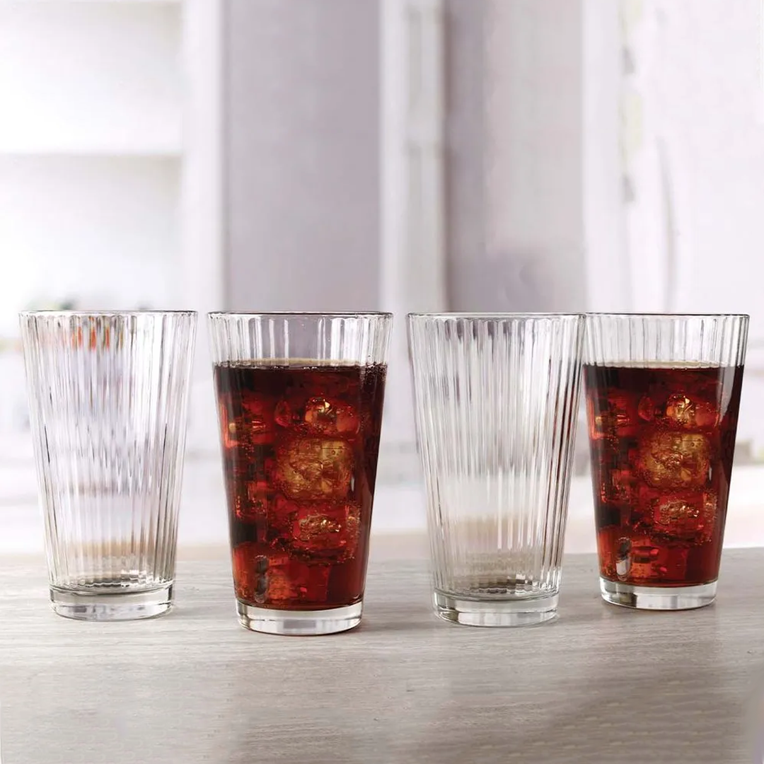 𝗛𝗜𝗟𝗟 𝗛𝗕 | DOCENA - Vasos 465 ml | Vasos vidrio