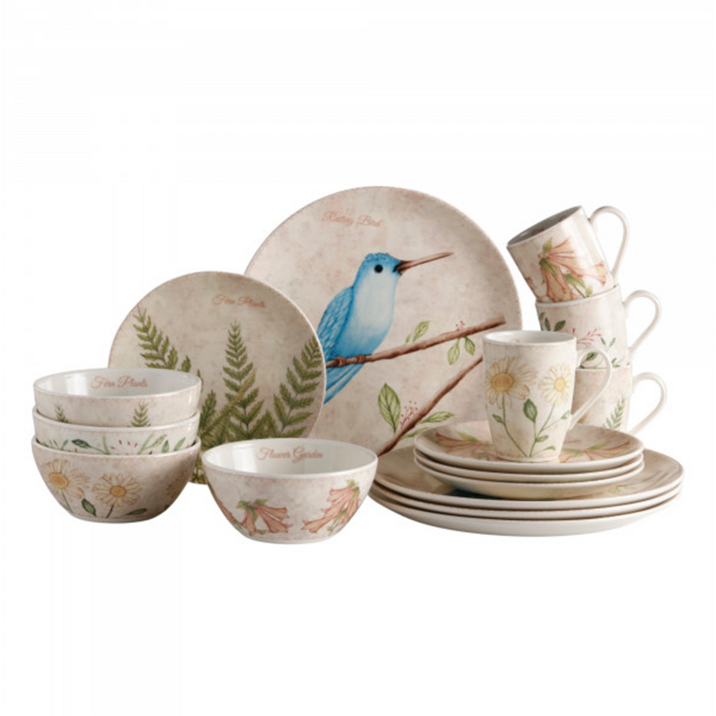 GARDEN | CORONA | 16 Piezas - 4 Personas.