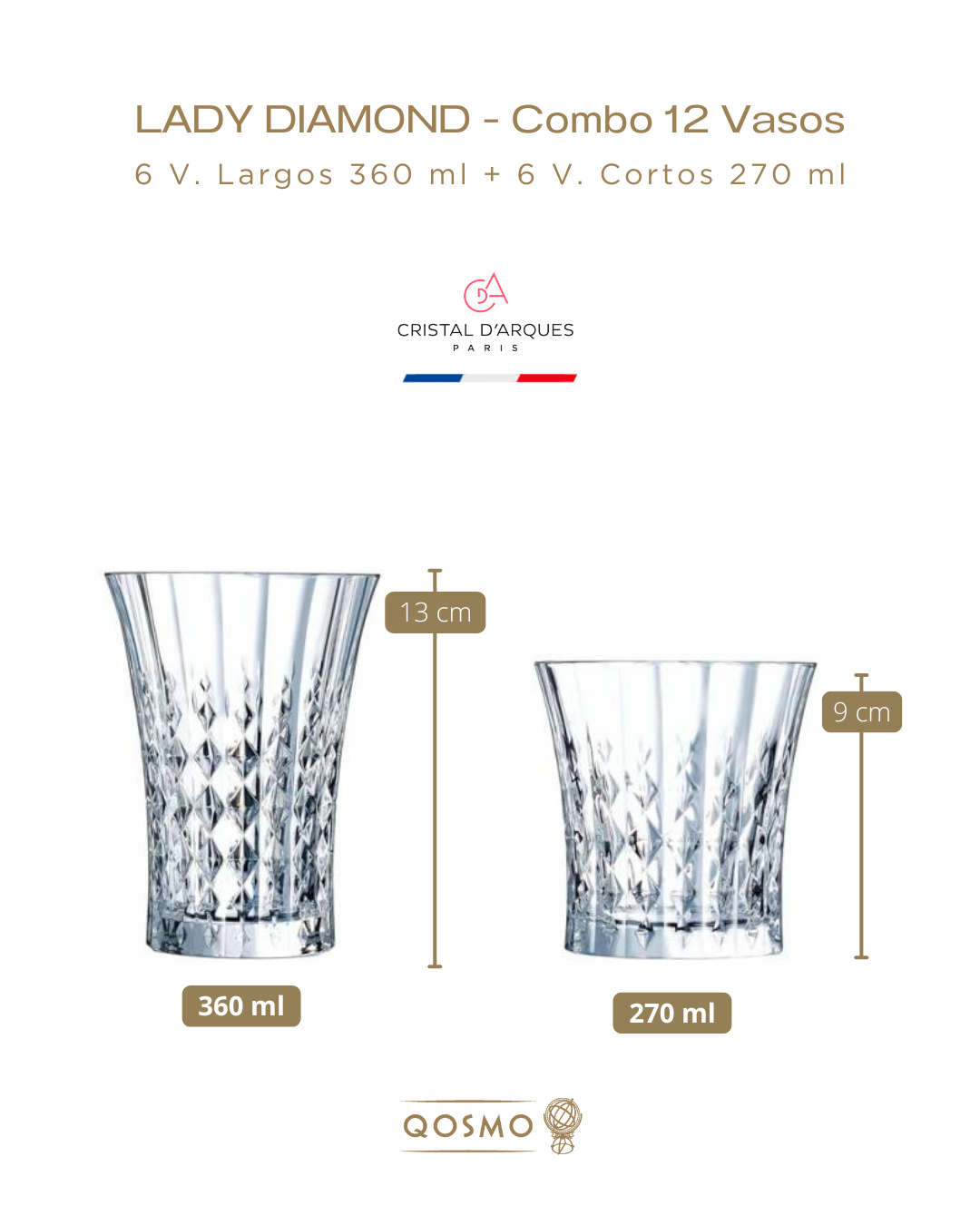 𝗟𝗔𝗗𝗬 𝗗𝗜𝗔𝗠𝗢𝗡𝗗 | 𝗖𝗢𝗠𝗕𝗢 𝟭𝟮 𝗩𝗮𝘀𝗼𝘀 𝗔𝗹𝘁𝗼𝘀 𝘆 𝗕𝗮𝗷𝗼𝘀 | 𝗖𝗿𝗶𝘀𝘁𝗮𝗹 𝗗'𝗔𝗿𝗾𝘂𝗲𝘀