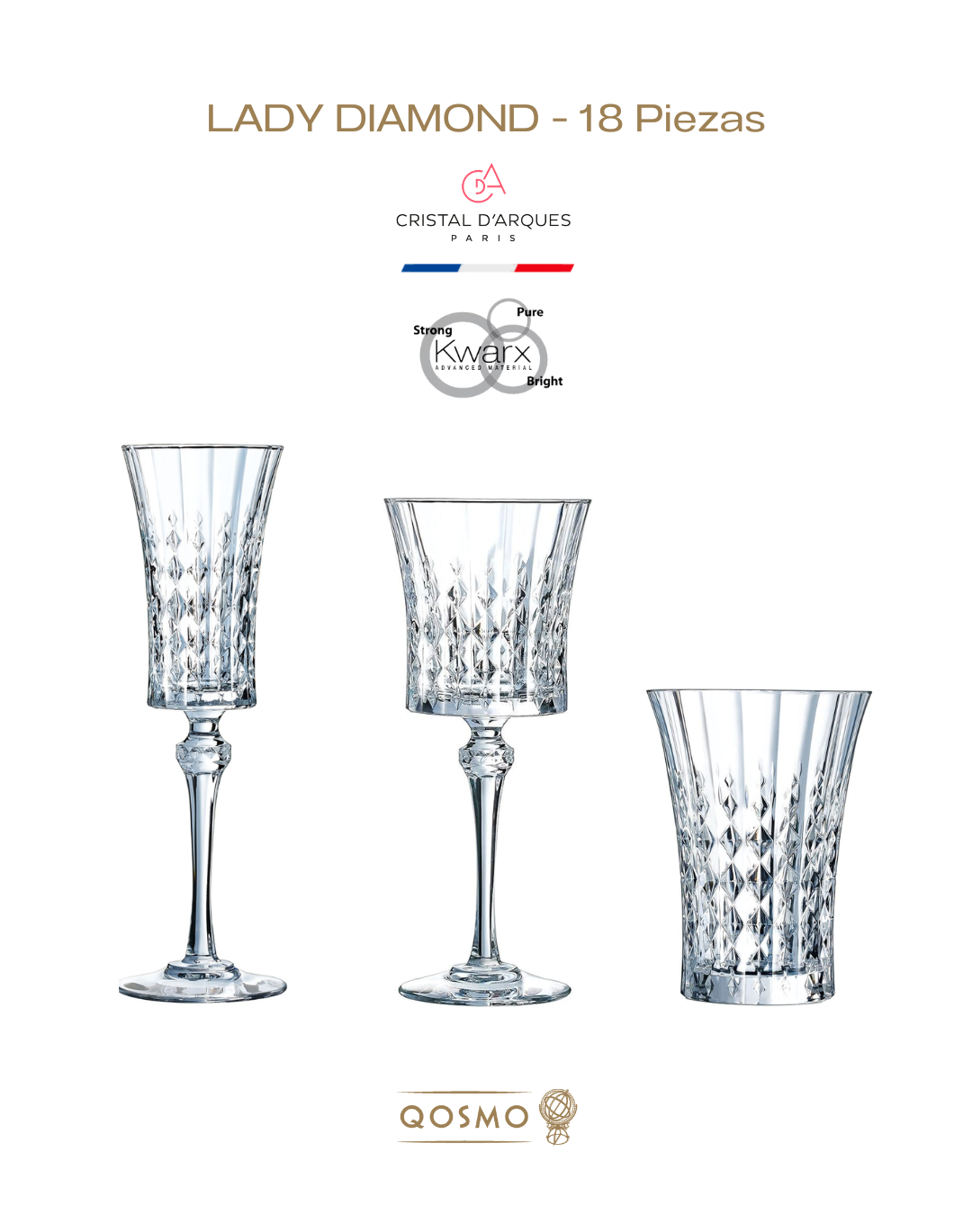 𝗟𝗔𝗗𝗬 𝗗𝗜𝗔𝗠𝗢𝗡𝗗 | 𝗖𝗢𝗠𝗕𝗢 𝟭𝟴 𝗣𝗜𝗘𝗭𝗔𝗦: 𝗖𝗼𝗽𝗮𝘀 𝘆 𝗩𝗮𝘀𝗼𝘀 | 𝗖𝗿𝗶𝘀𝘁𝗮𝗹 𝗗'𝗔𝗿𝗾𝘂𝗲𝘀