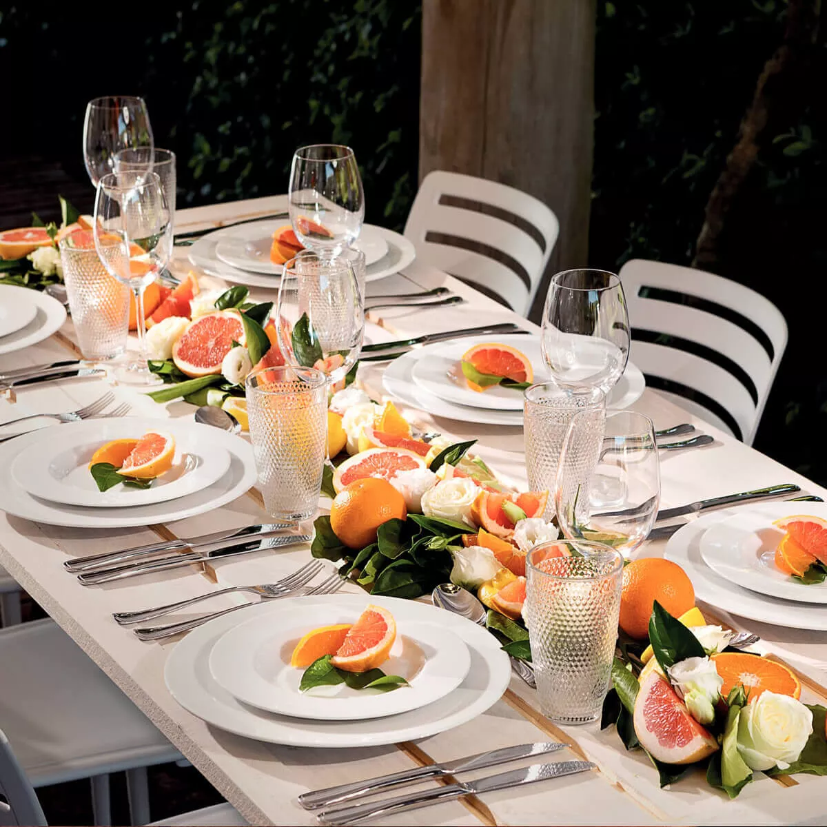 MARIA AUGUSTA | Porcelana Tramontina | 20 Piezas - 4 Personas