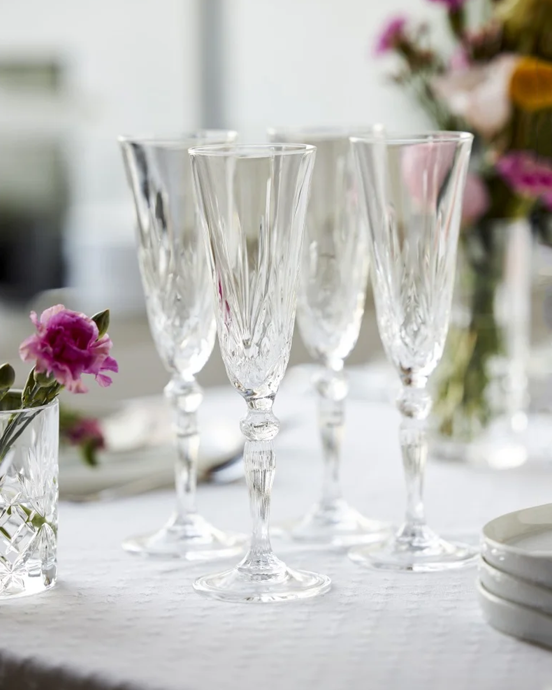 𝗠𝗘𝗟𝗢𝗗𝗜𝗔 - 𝗖𝗵𝗮𝗺𝗽𝗮𝗴𝗻𝗲 𝟭𝟲𝟬 𝗺𝗹 | 𝟲 𝗖𝗼𝗽𝗮𝘀 𝗙𝗹𝗮𝘂𝘁𝗮 | 𝗖𝗿𝗶𝘀𝘁𝗮𝗹 𝗧𝗮𝗹𝗹𝗮𝗱𝗼