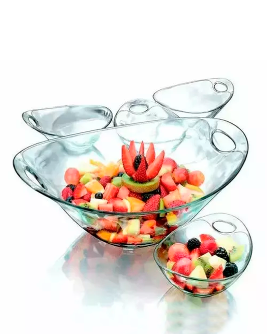 PRACTI NOVO - Set 7 Piezas: 1 ensaladera + 6 bolos