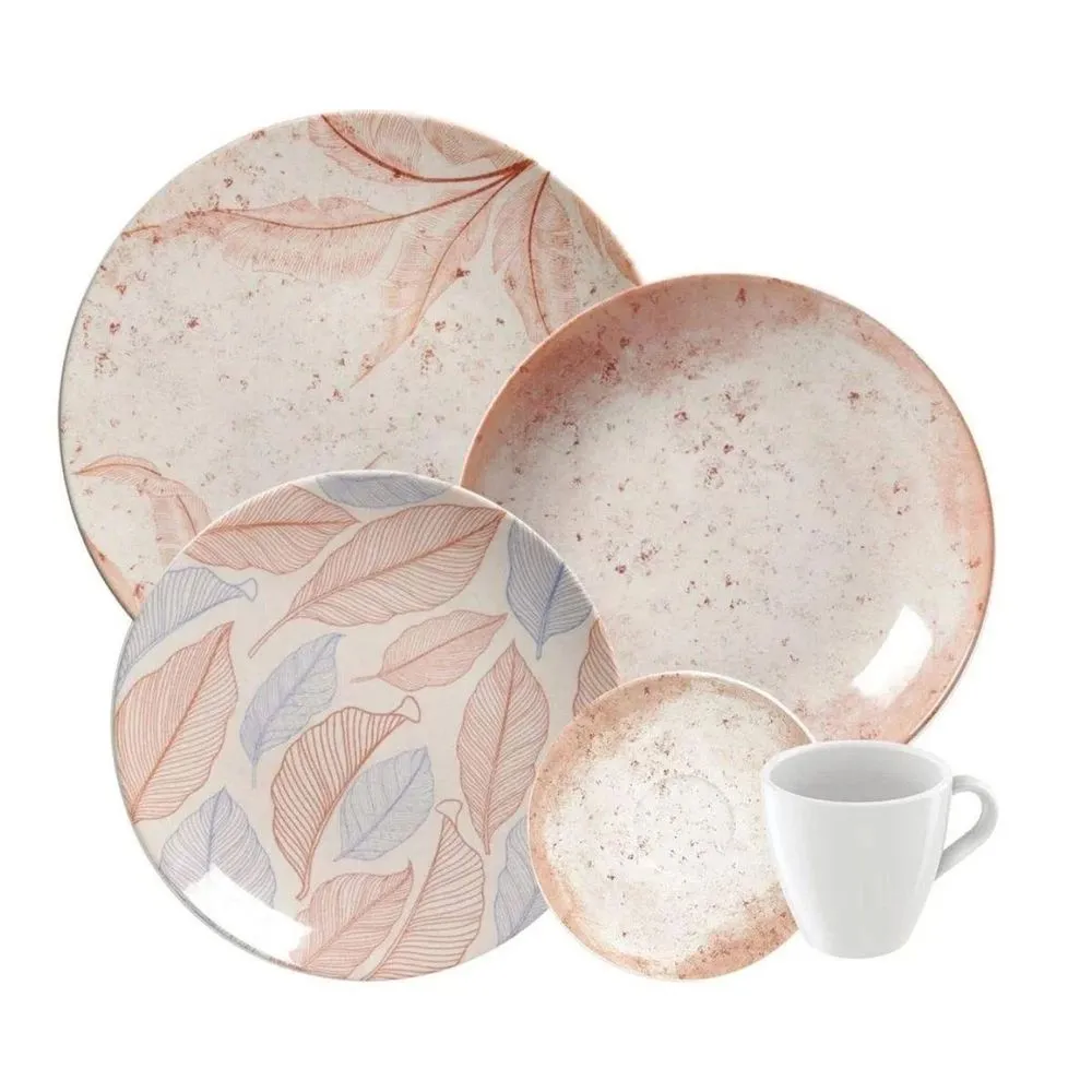 ROSE | Porcelana Tramontina | 20 Piezas - 4 Personas