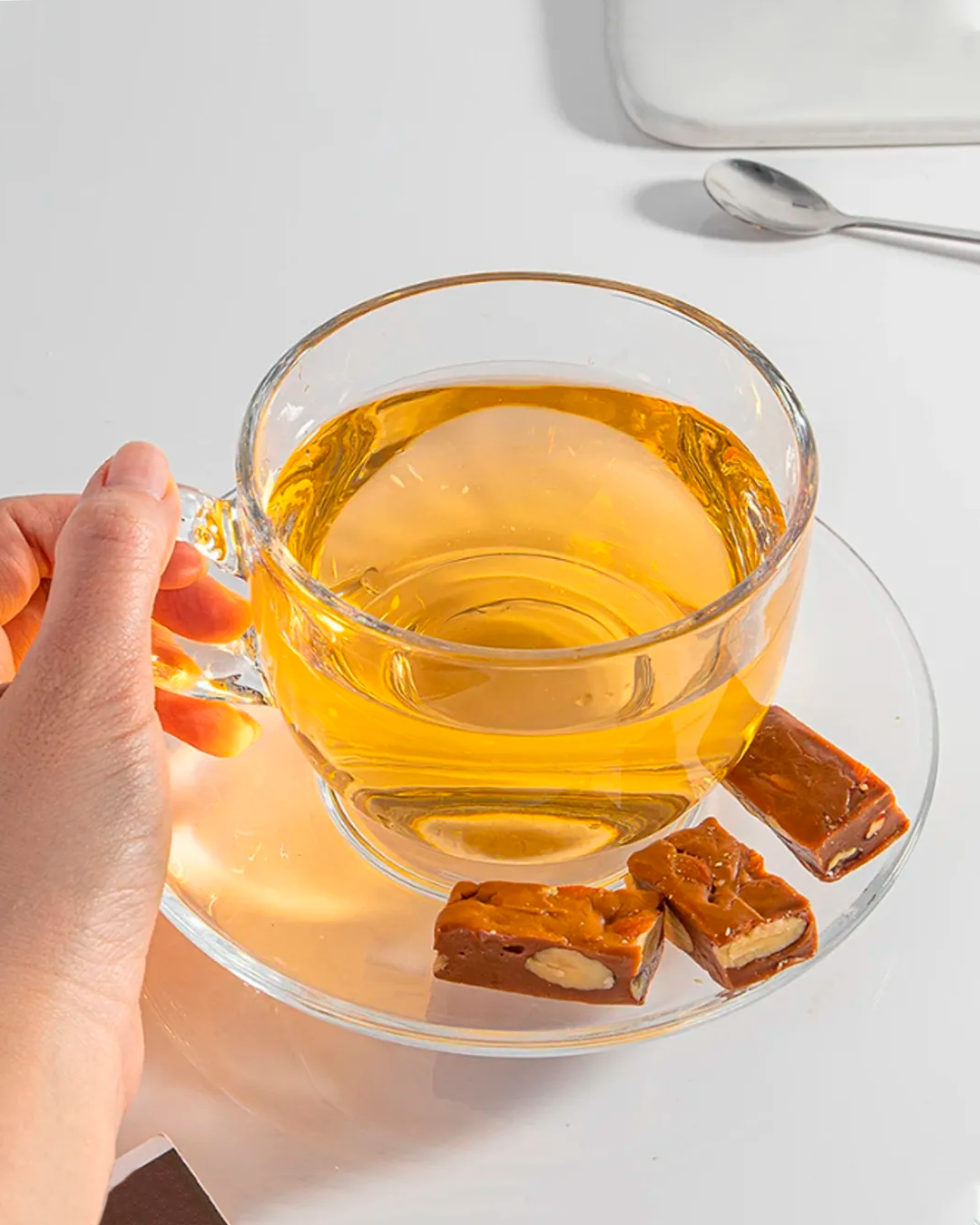 BIG STAR 420 ML | Tazas Grandes con Platos - Glassware - Vidrio Templado