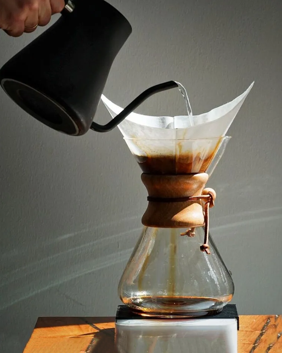 Chemex Cafetera Borosilicato | Filtro de Acero Inoxidable