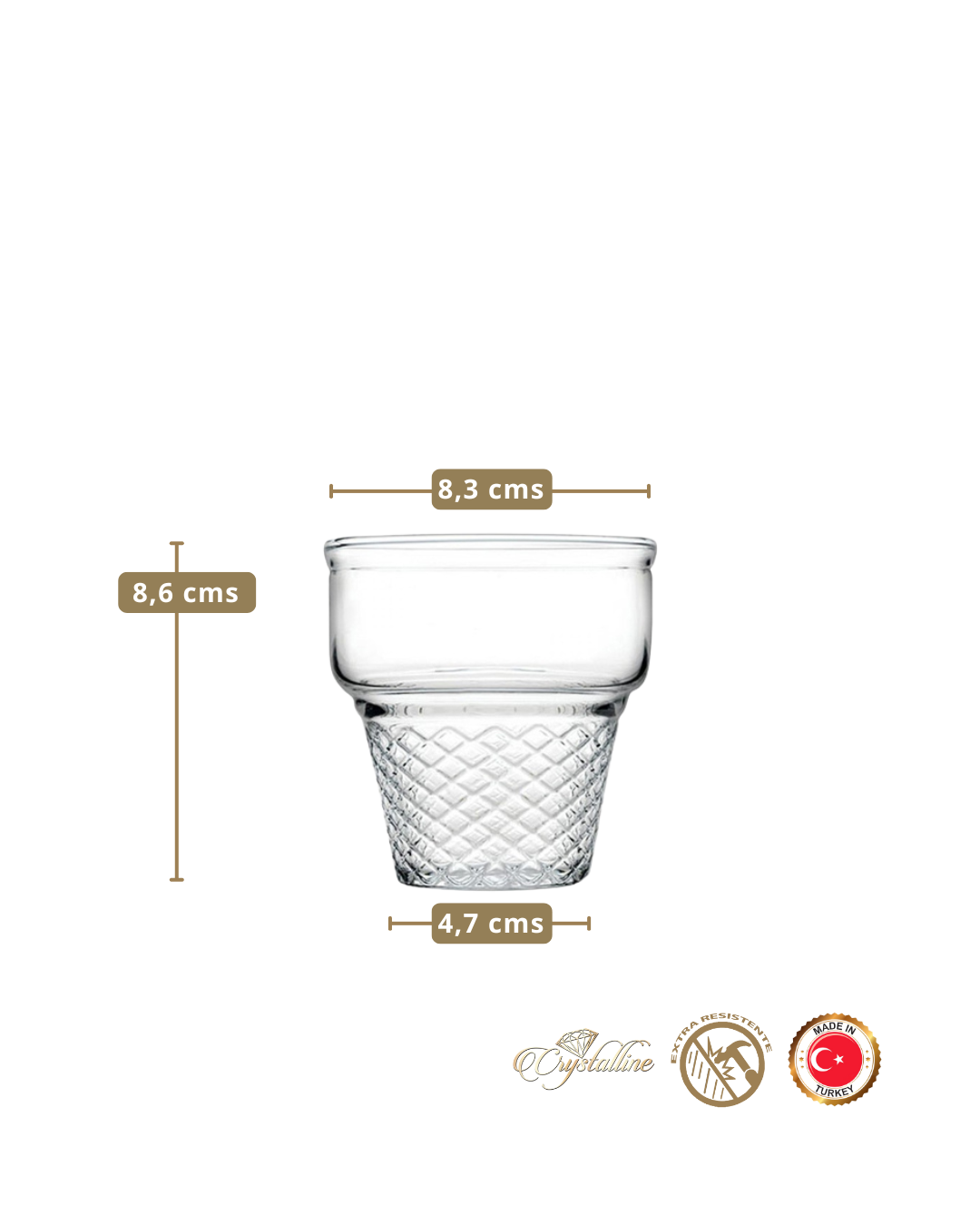 TWIST 250 ml - Copas de postres y helados (Copia)