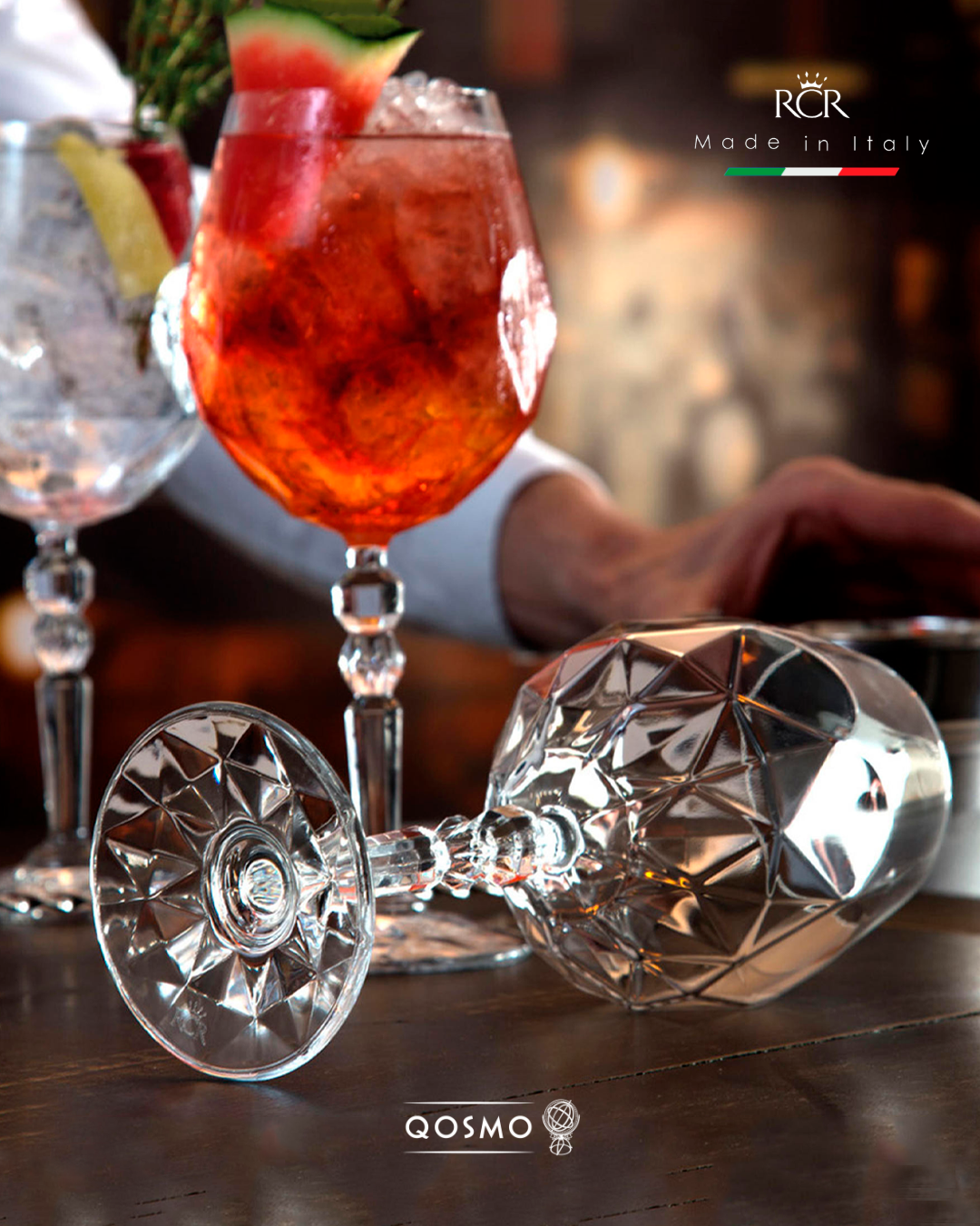 Set de 6 copas de cristal 670 ML. ALKEMIST COCKTAIL RCR Cristalería italiana
QOSMOPERU