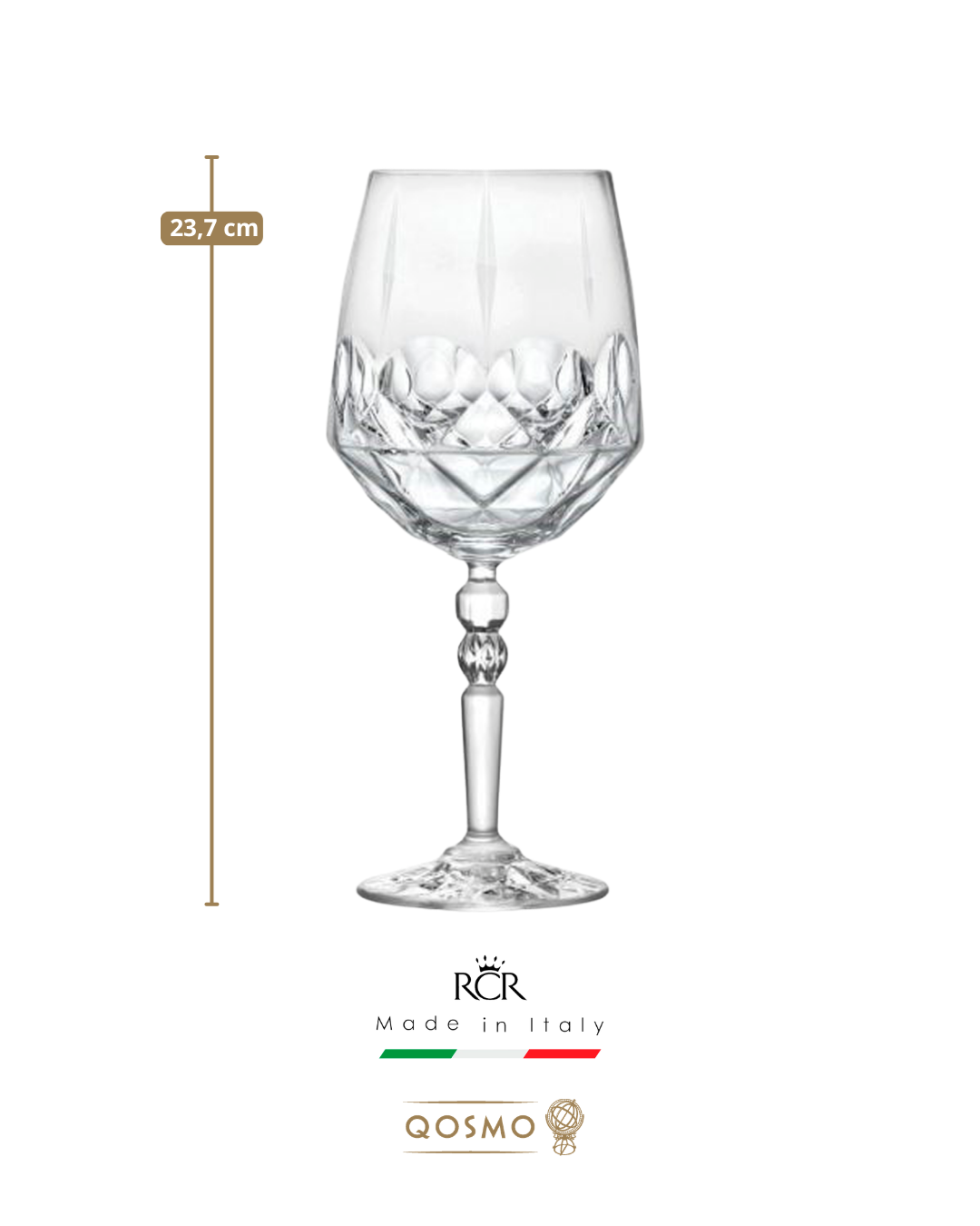 Set de 6 copas de cristal 670 ML. ALKEMIST COCKTAIL RCR Cristalería italiana
QOSMOPERU