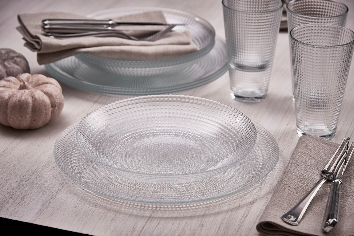 𝗚𝗘𝗡𝗘𝗥𝗔𝗧𝗜𝗢𝗡 - 𝗦𝗲𝘁 𝟭𝟴 𝗽𝗹𝗮𝘁𝗼𝘀 | Paşabahçe - Turquía | 6 Tendidos 27 cm + 6 Hondos 22 cm + 6 Postre 19 cm