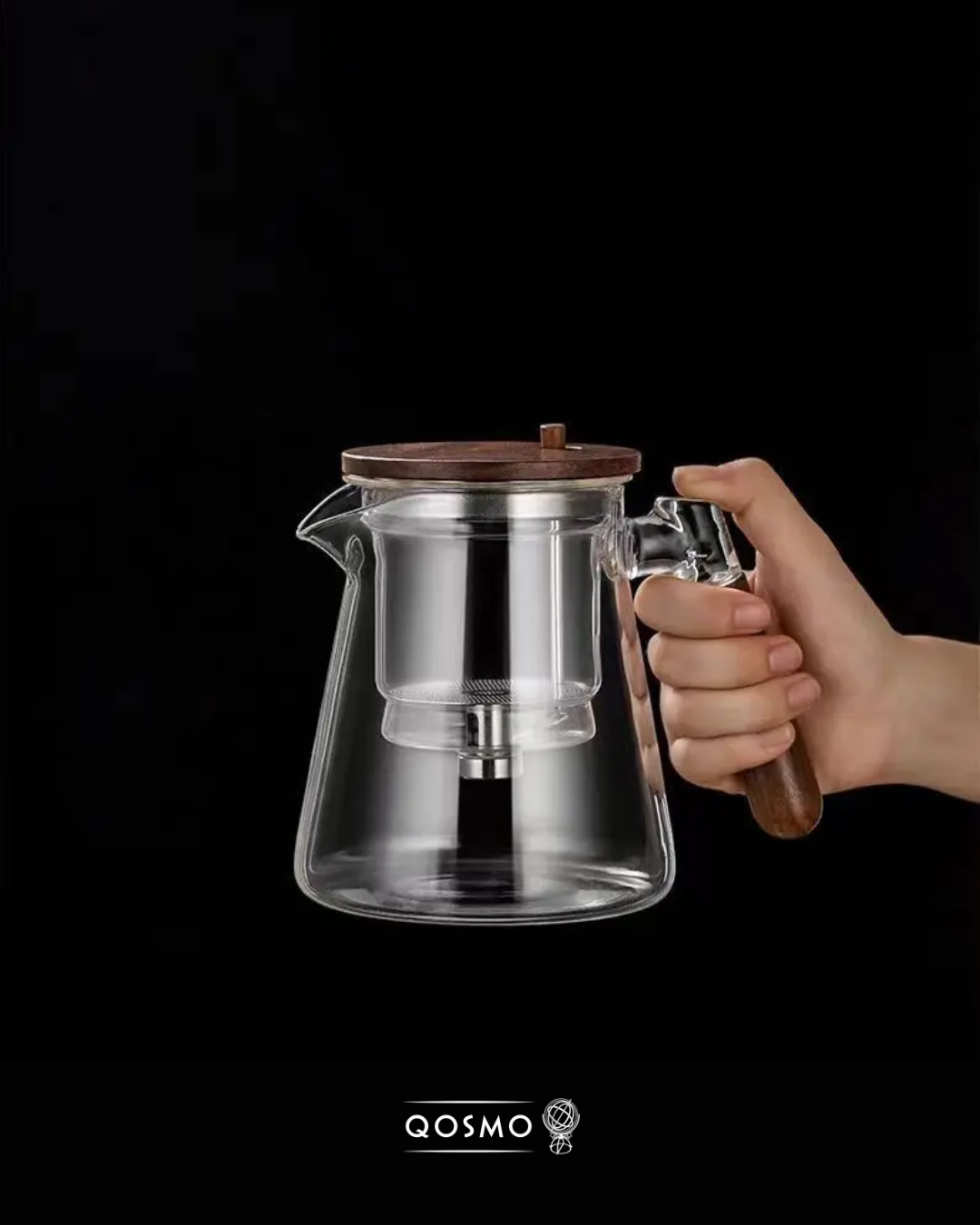 ZEN BUT 1 Lt. - Tetera con filtro infusor. Vidrio Borosilicato. '