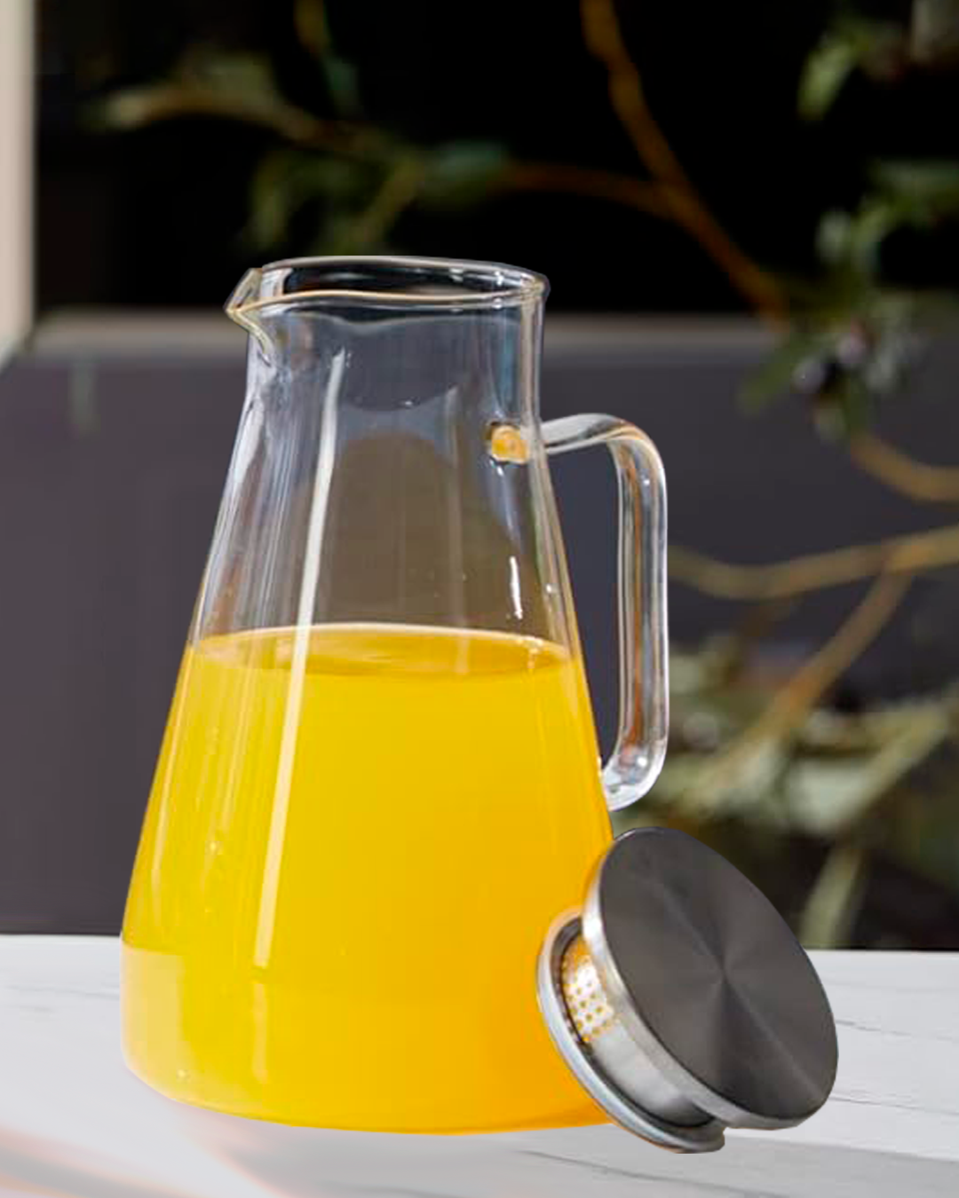 SUNRISE Q4060 - 1.7 Lts. Tetera Jarra Vidrio Borosilicato.