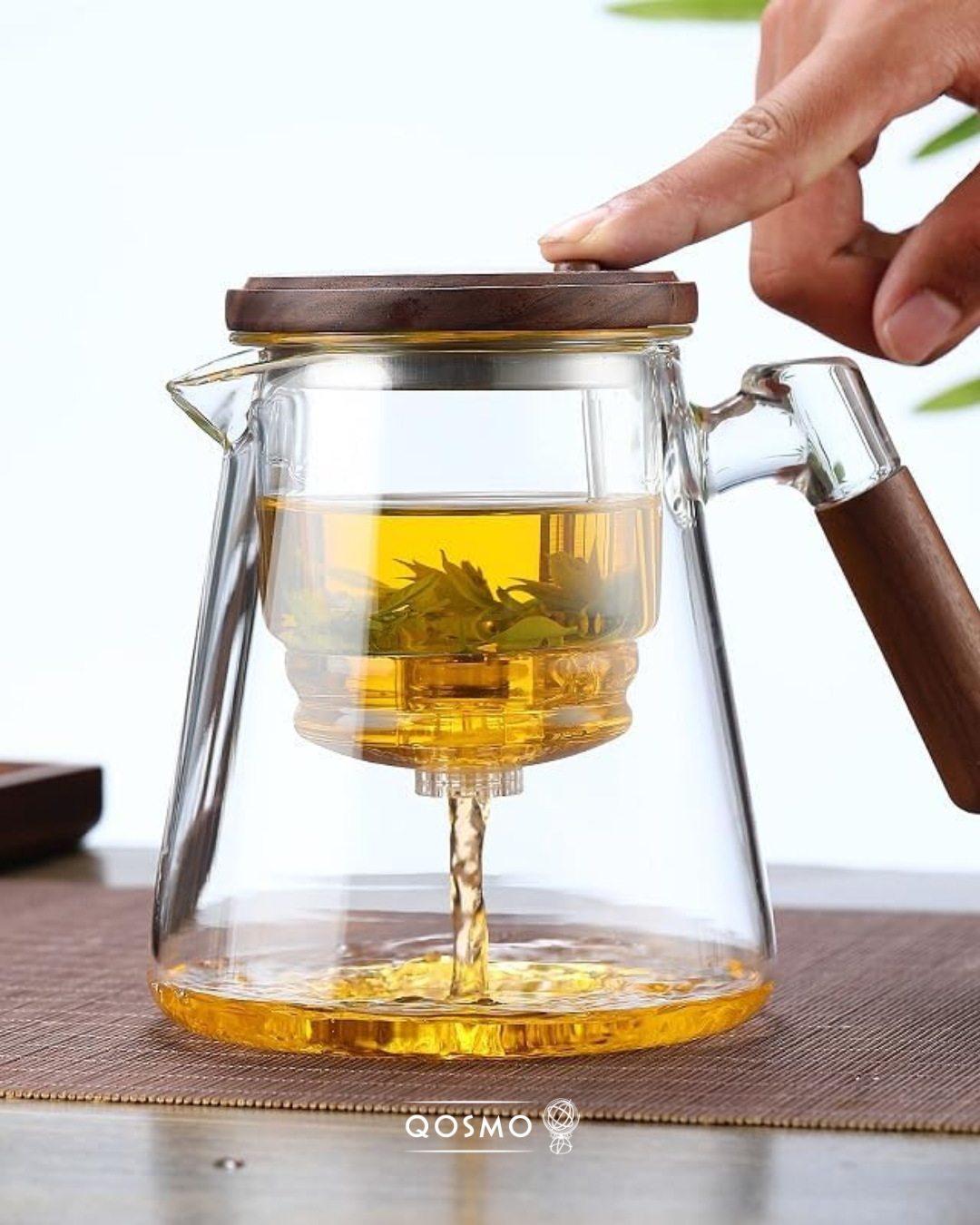 ZEN BUT 1 Lt. - Tetera con filtro infusor. Vidrio Borosilicato. '