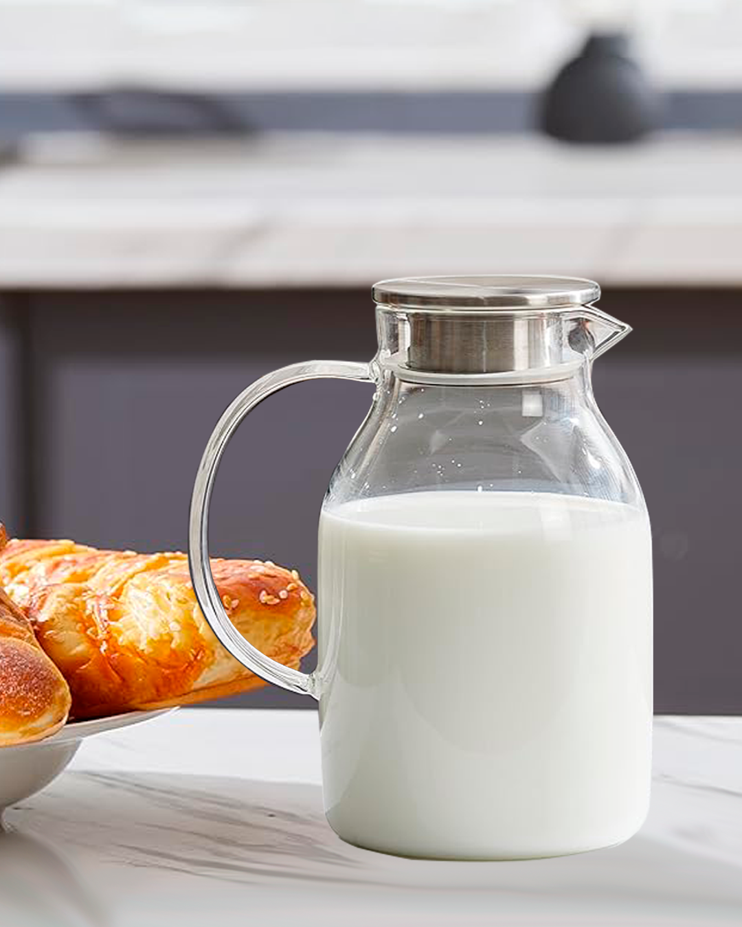 SUNRISE Q4062 - 1.8 Lts. Tetera Jarra Vidrio Borosilicato