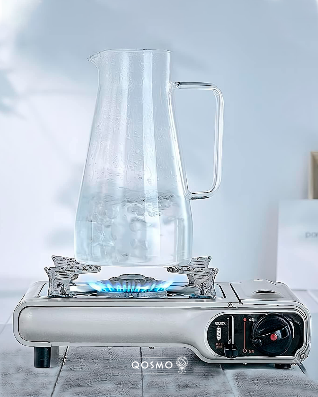 SUNRISE Q4060 - 1.7 Lts. Tetera Jarra Vidrio Borosilicato.