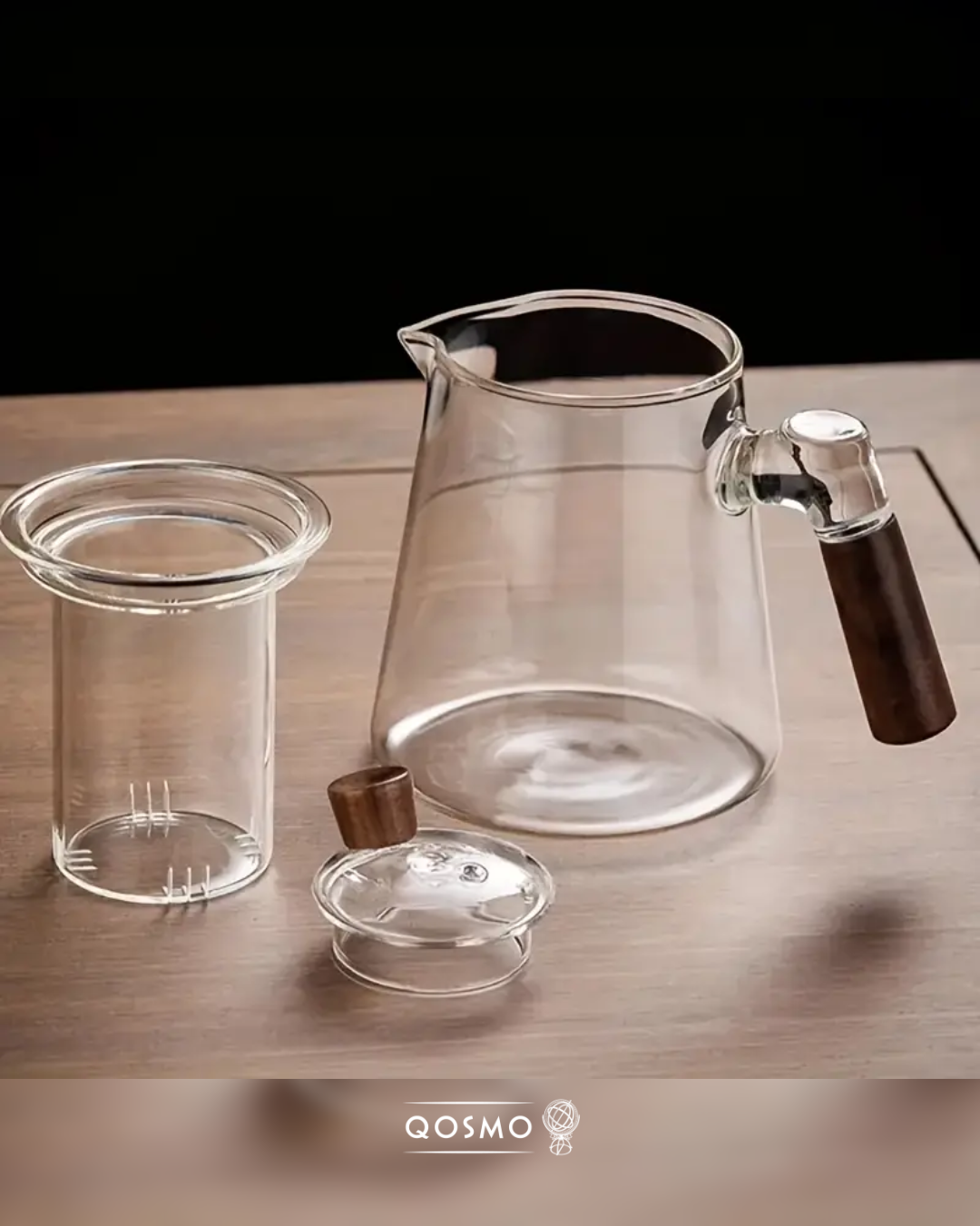 ZEN BUT 1 Lt. - Tetera con filtro infusor. Vidrio Borosilicato. '